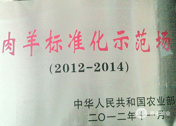 國家級(jí)肉羊標(biāo)準(zhǔn)化示范場